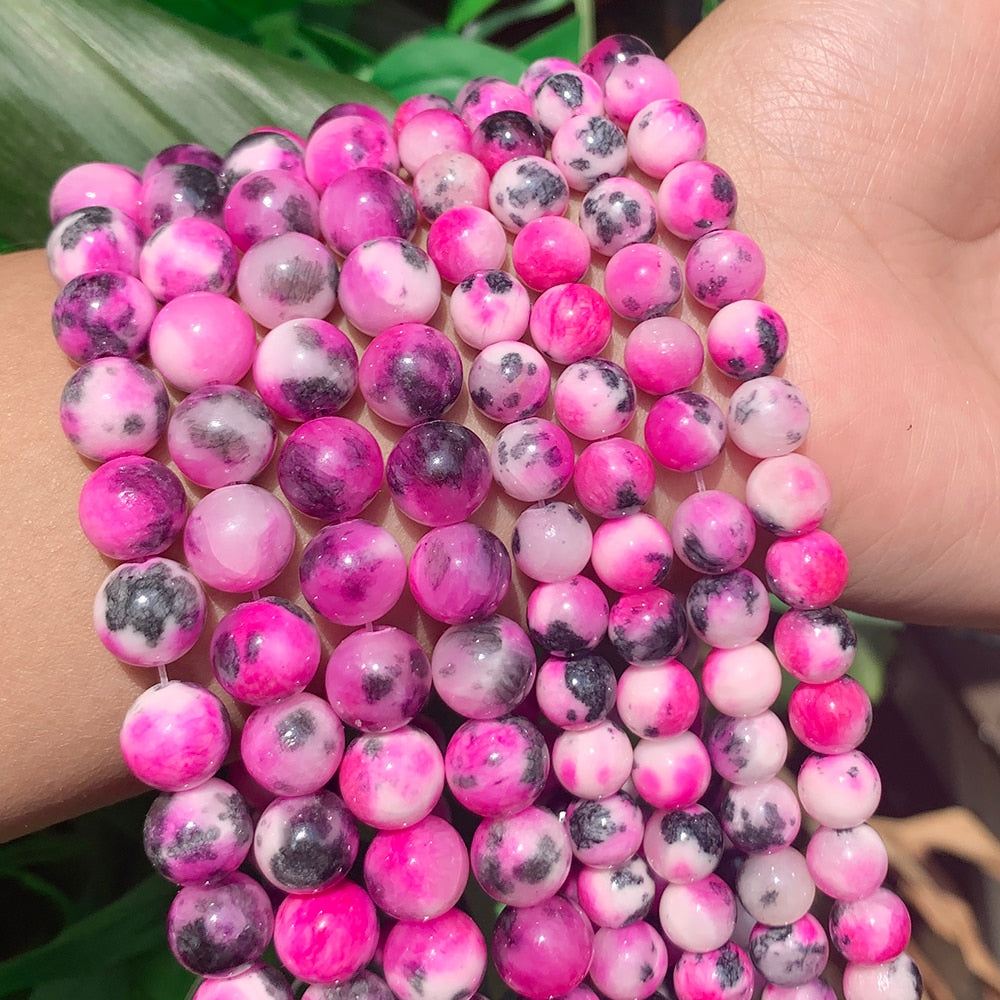 Natural Stone Tourmaline Pink Green Persian Jades