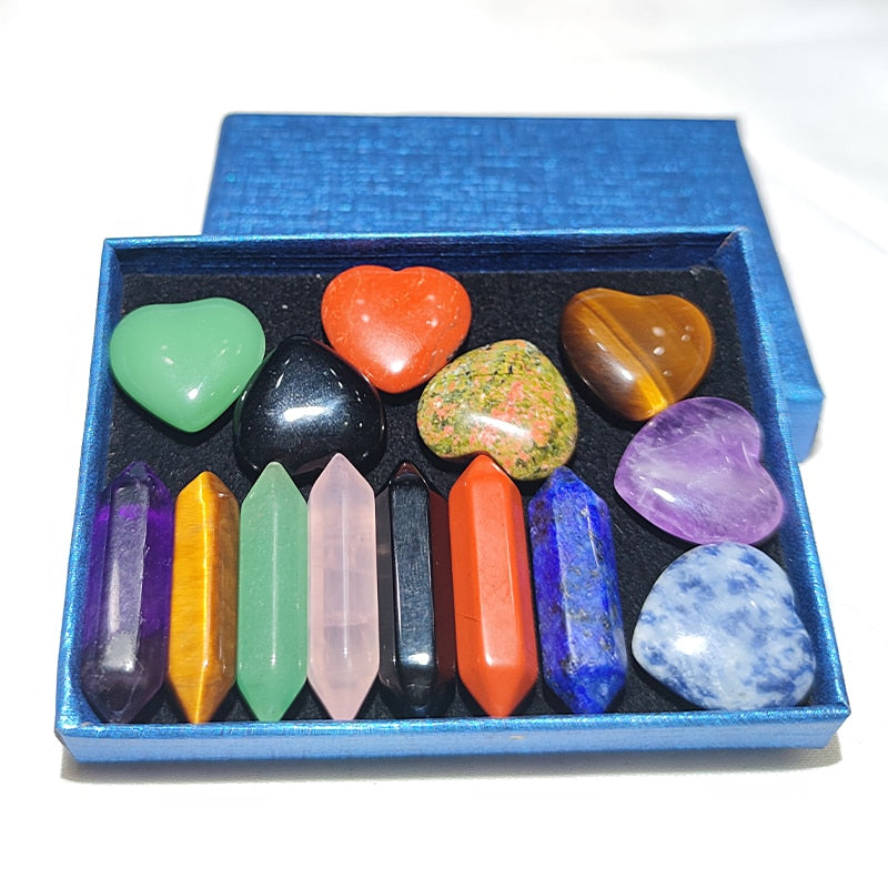 Crystal Chakra Wands Natural Quartz Stone Reiki