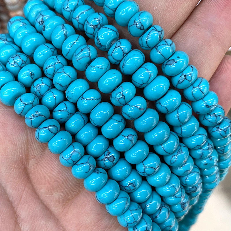 Rondelle Natural Stone Jades Agat Labradorite