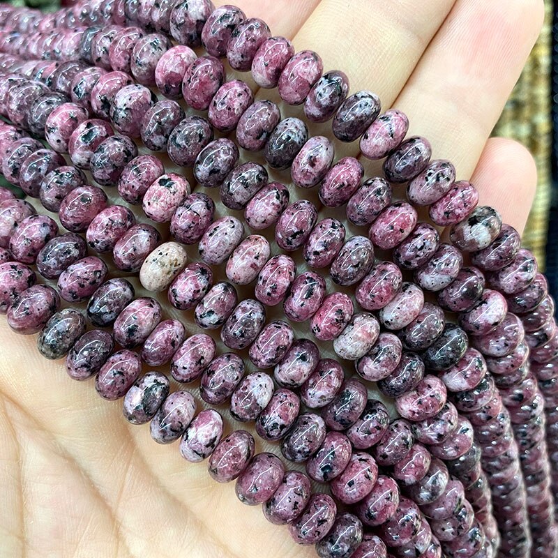 Rondelle Natural Stone Jades Agat Labradorite