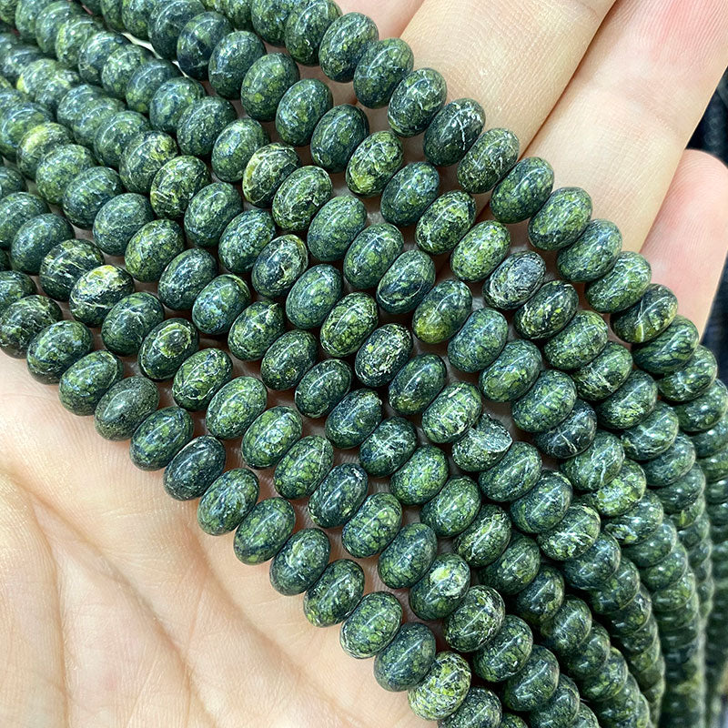 Rondelle Natural Stone Jades Agat Labradorite