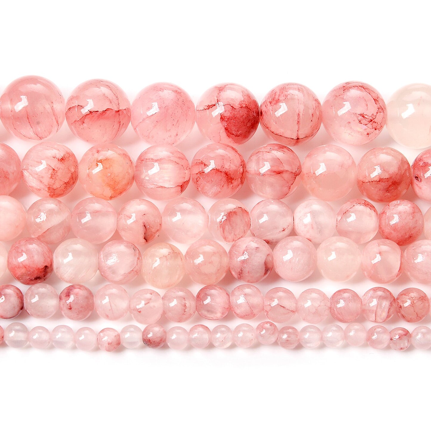 Purple Persian Jade Beads Round Loose Beads