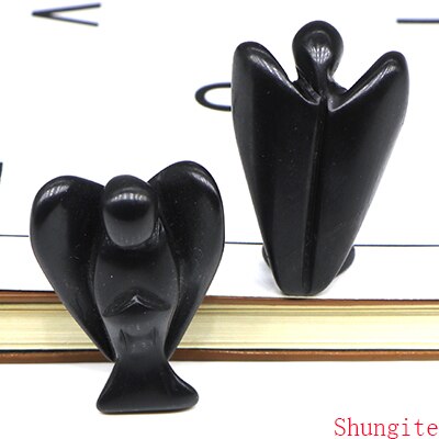 Lucky Angel Figurine Natural Stone And Crystals
