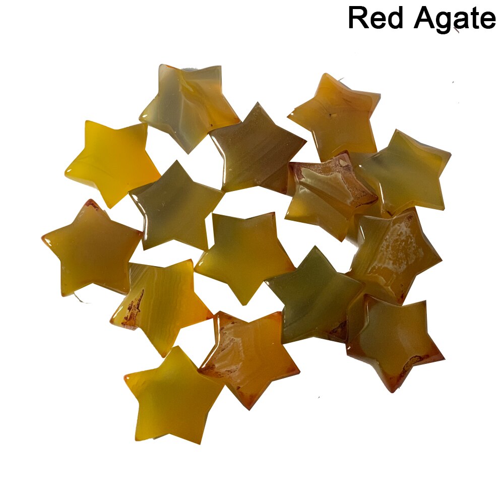 Pentagram Statue Rose Quartz Amethyst Healing Crystal