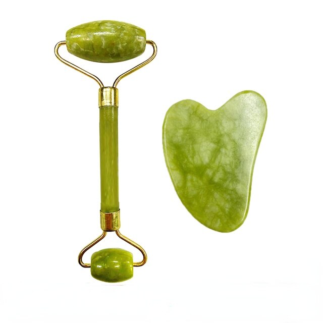 Skin Care Face Jade Massager Roller Gua sha Scraper