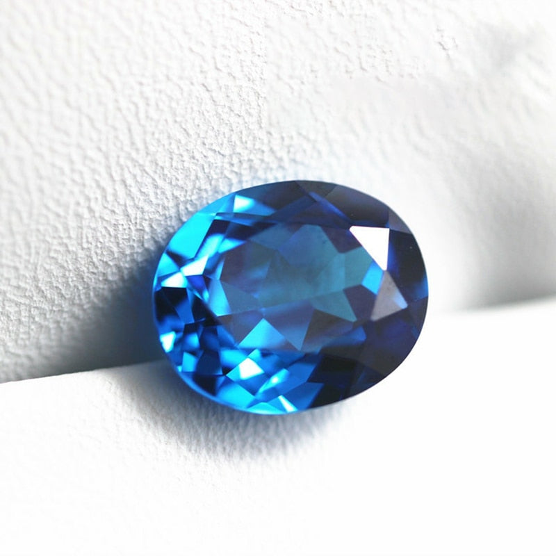 Natural Beryl Ceylon Blue Sapphire Gems Faceted Cut