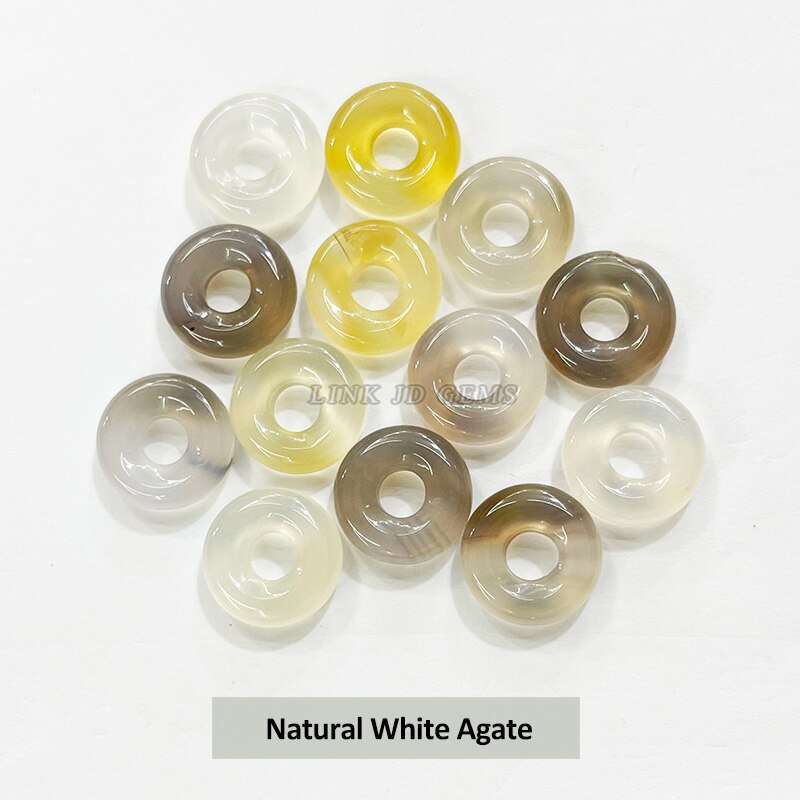 Big Hole Beads for Jewelry Making Natural Stone