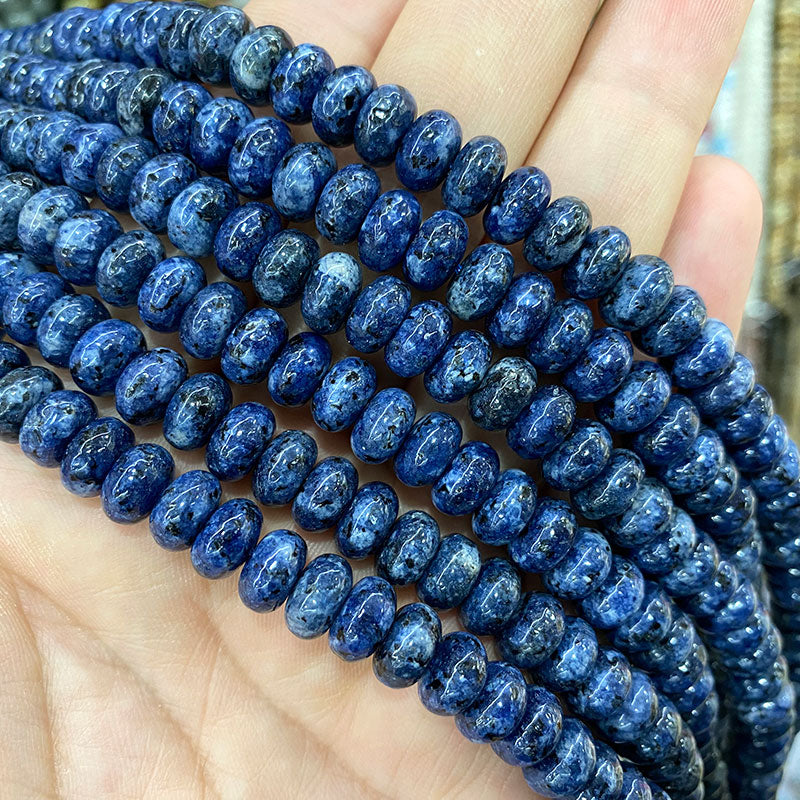 Rondelle Natural Stone Jades Agat Labradorite