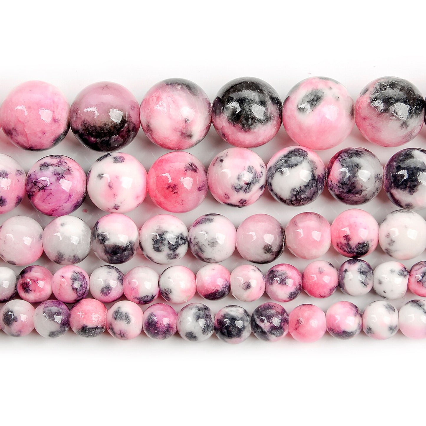 Purple Persian Jade Beads Round Loose Beads