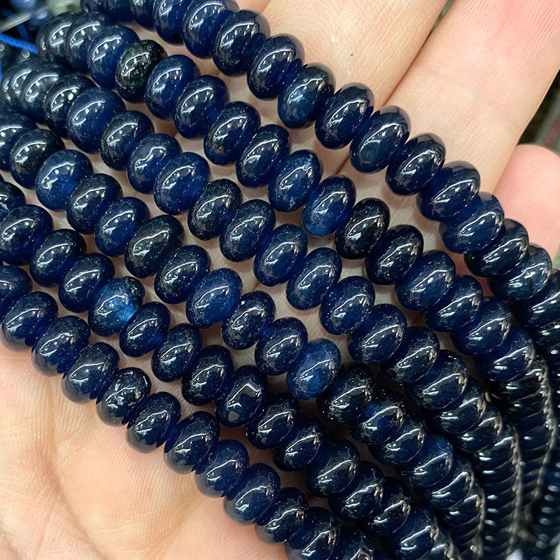 Rondelle Natural Stone Jades Agat Labradorite