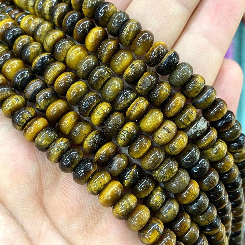 Rondelle Natural Stone Jades Agat Labradorite