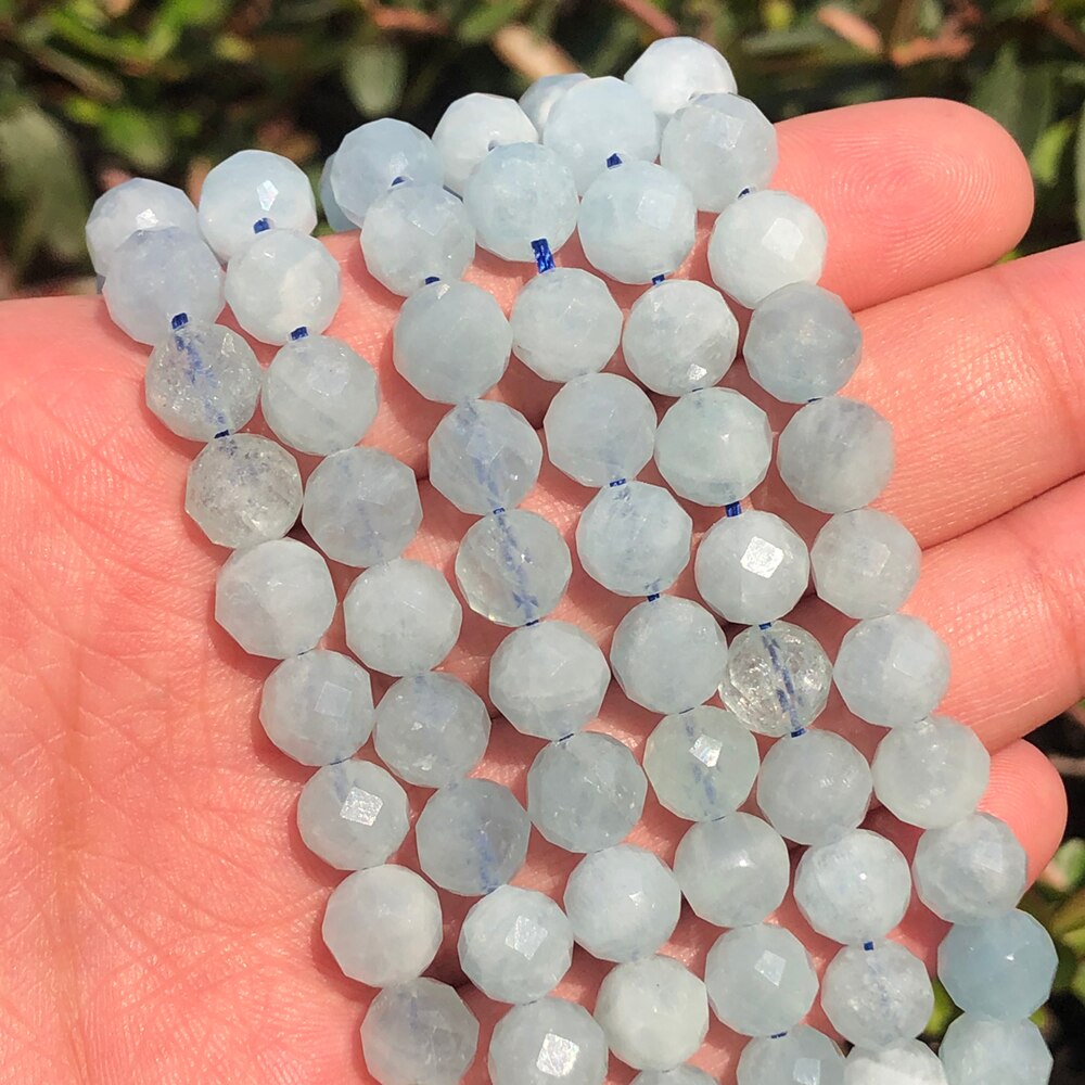 Round Loose Gemstone Beads Bracelet Necklace