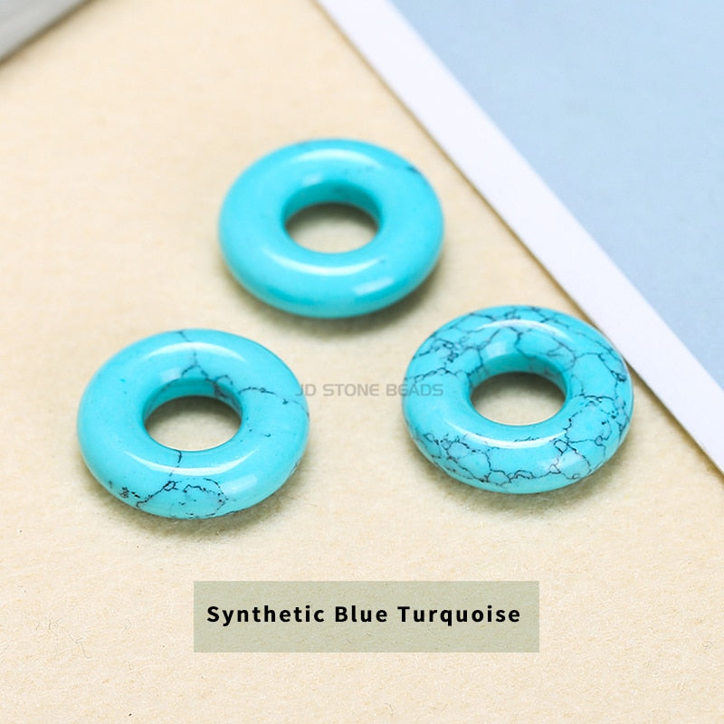 Big Hole Beads for Jewelry Making Natural Stone