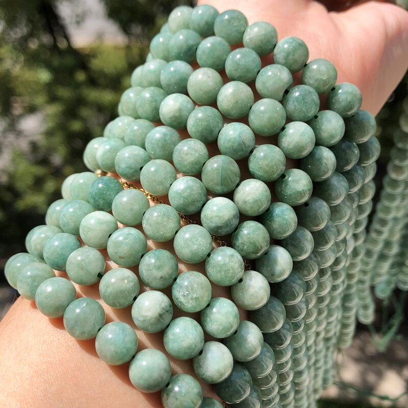Natural Stone Smooth Burmese Green Jades