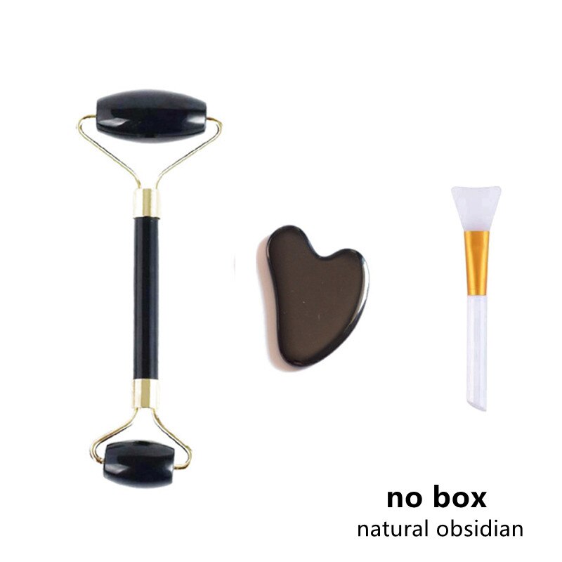 Facial Massager Natural Jade Roller Massage Rose