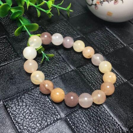 Natural Colorful Jade Charm Bracelet