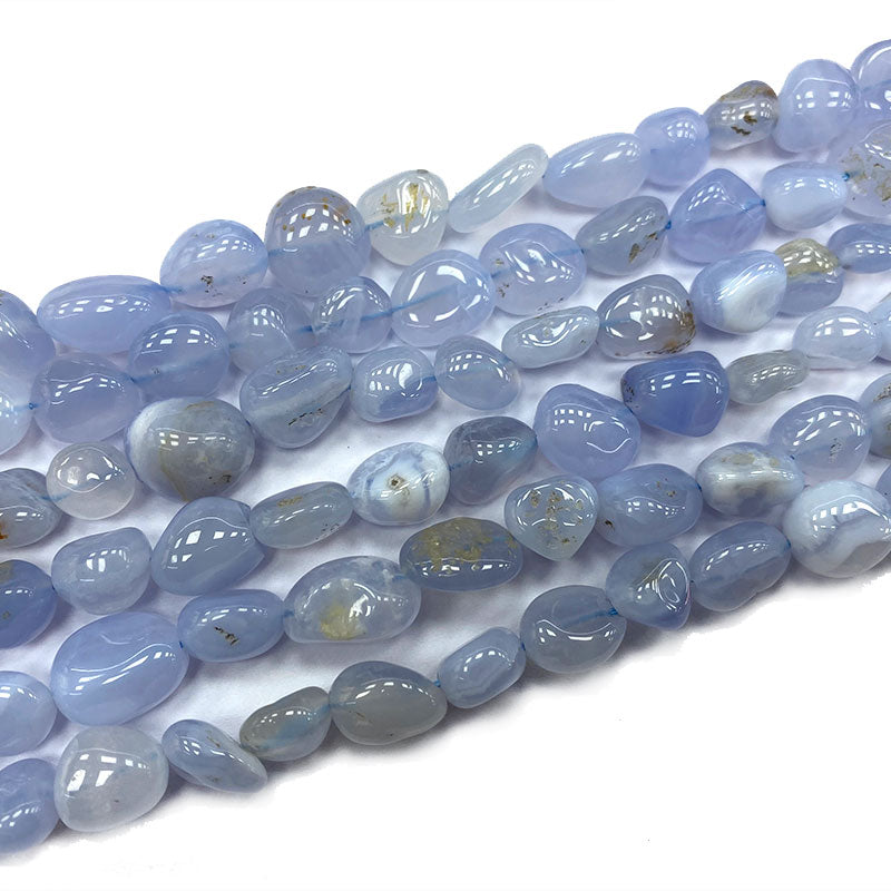 Fine 8-10mm Natural Stone Morganite Lapis Aventurine