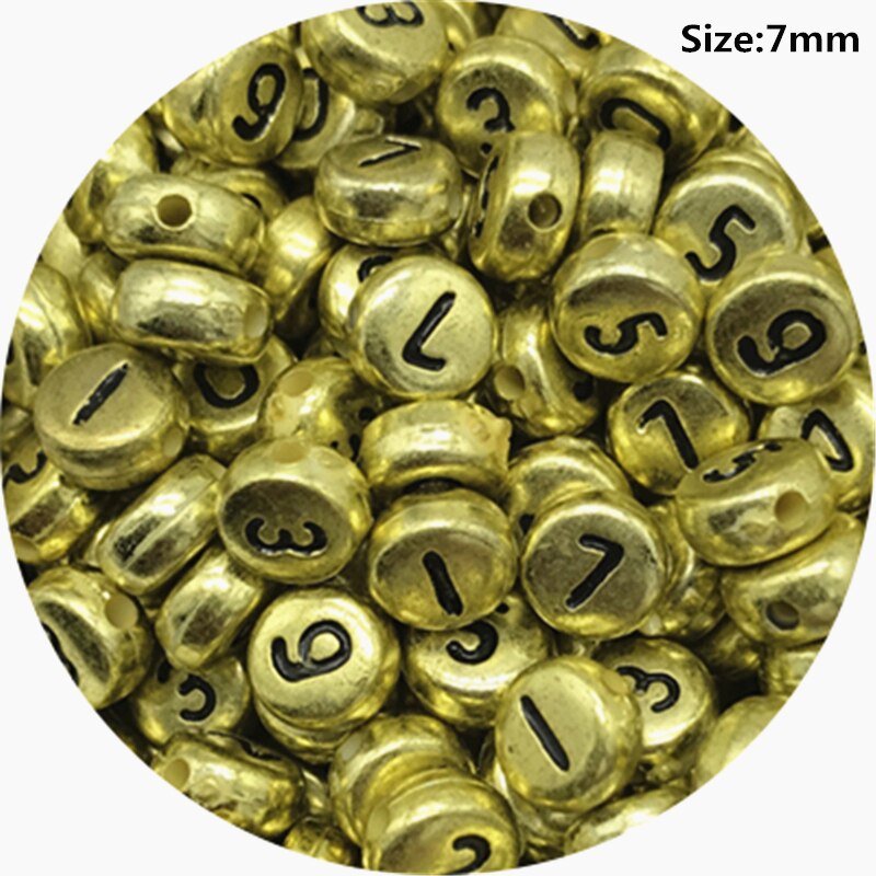 Letter Beads Oval Shape Mixed Alphabet