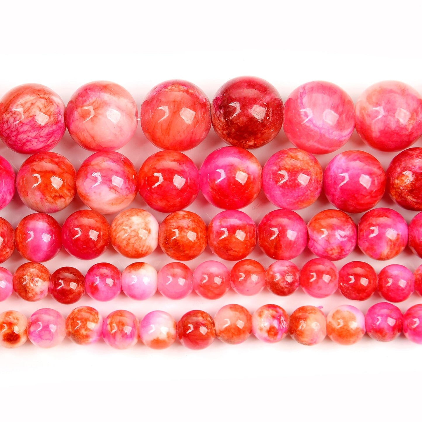 Purple Persian Jade Beads Round Loose Beads