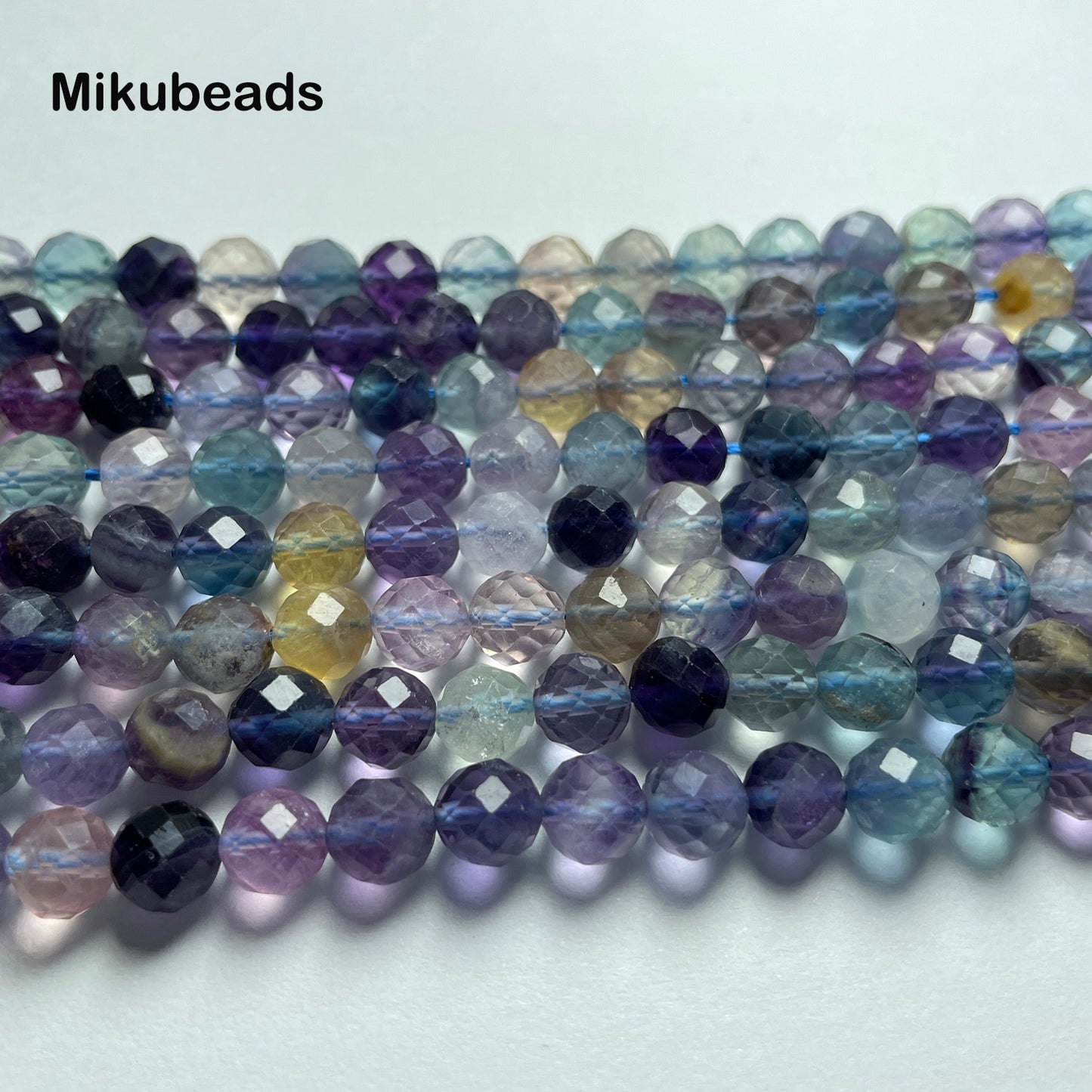 Faceted Round Loose Beads For Jewelry Making