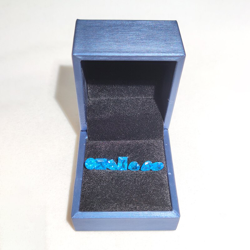 Natural Beryl Ceylon Blue Sapphire Gems Faceted Cut
