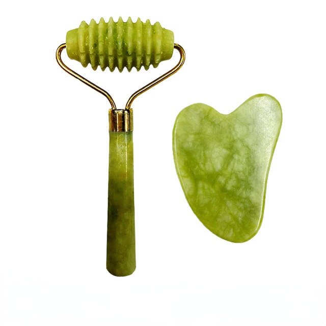 Skin Care Face Jade Massager Roller Gua sha Scraper