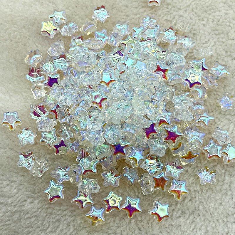 AB Color Five-pointed Star Beads