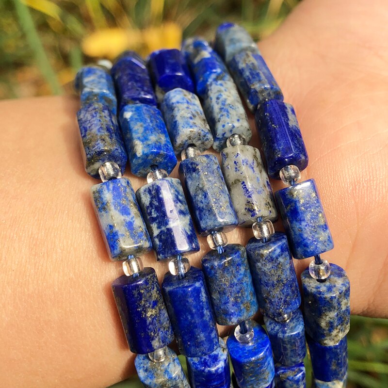 Natural Stone Beads Cylinder Prehnite