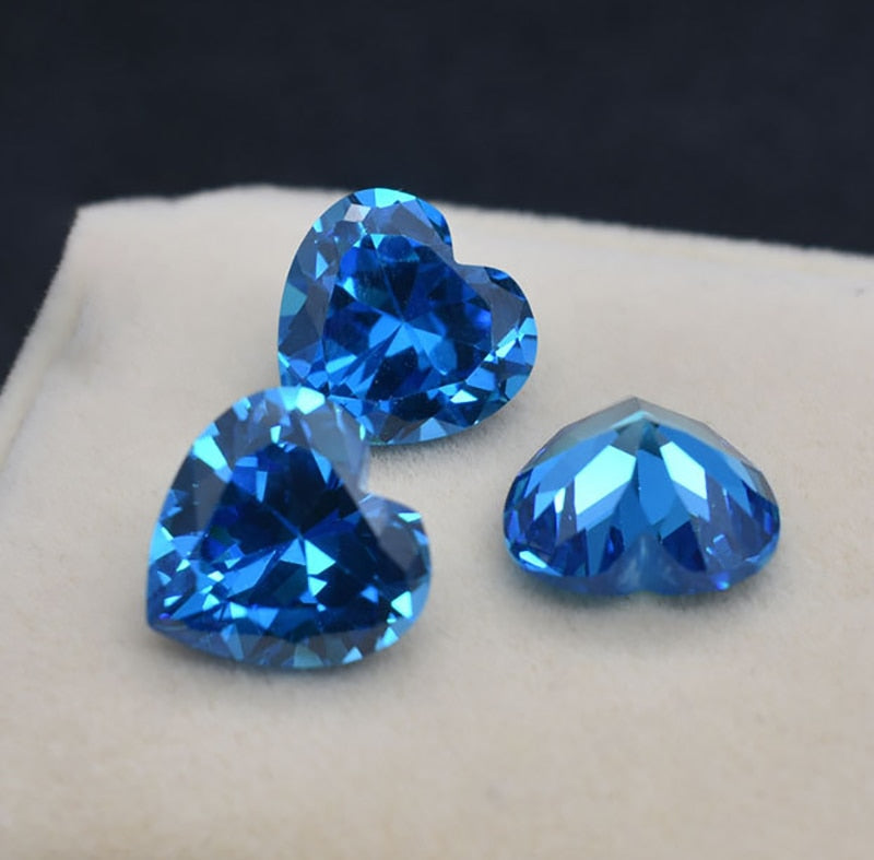 Natural Beryl Ceylon Blue Sapphire Gems Faceted Cut
