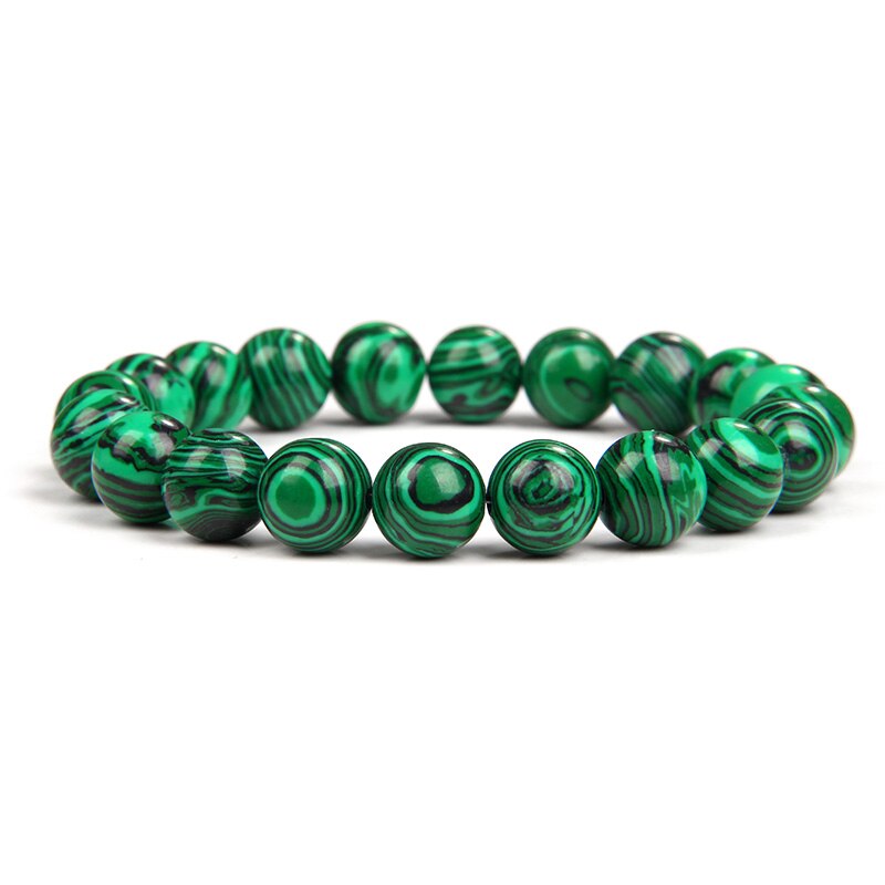 Malachite Bracelets for Natural Stone Beads