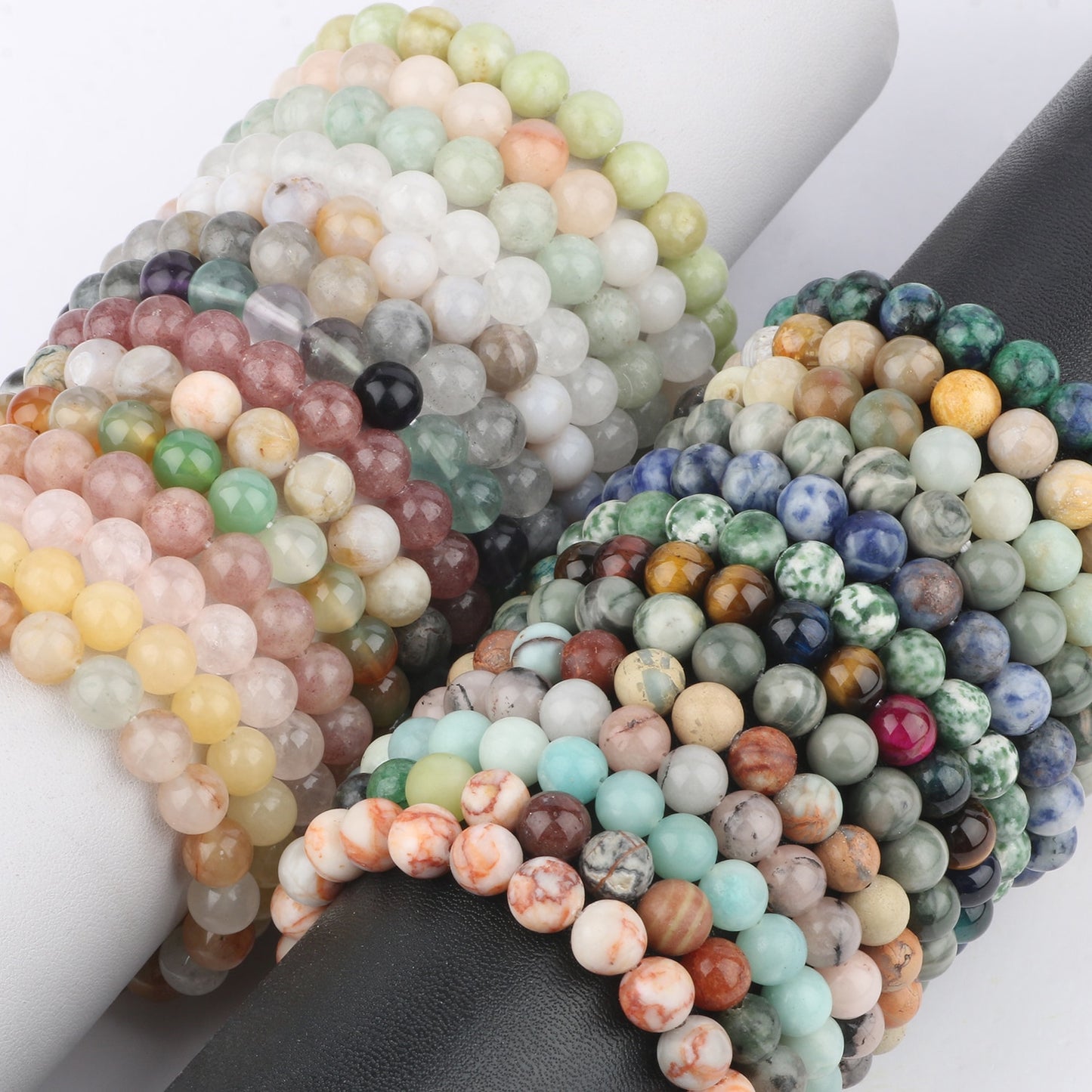 Natural Stone Beads Bracelet Amethysts