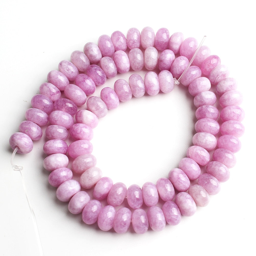 Natural Gem Stone Morganite Angelite Jades