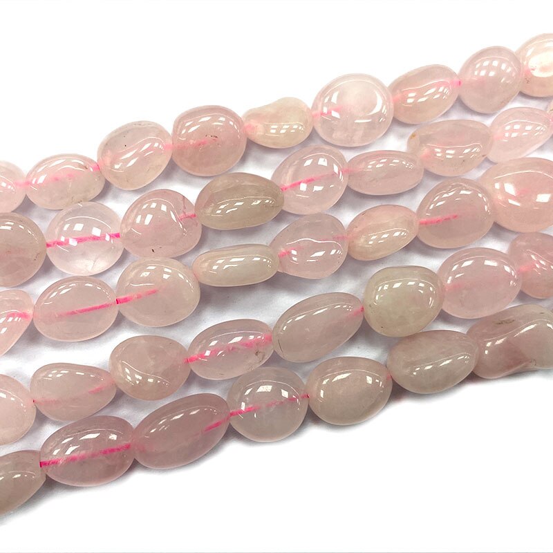 Fine 8-10mm Natural Stone Morganite Lapis Aventurine
