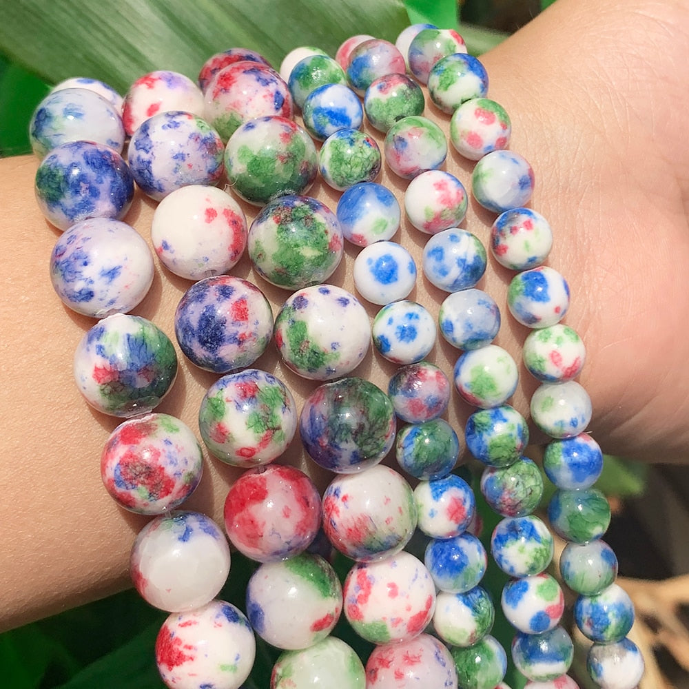 Natural Stone Tourmaline Pink Green Persian Jades