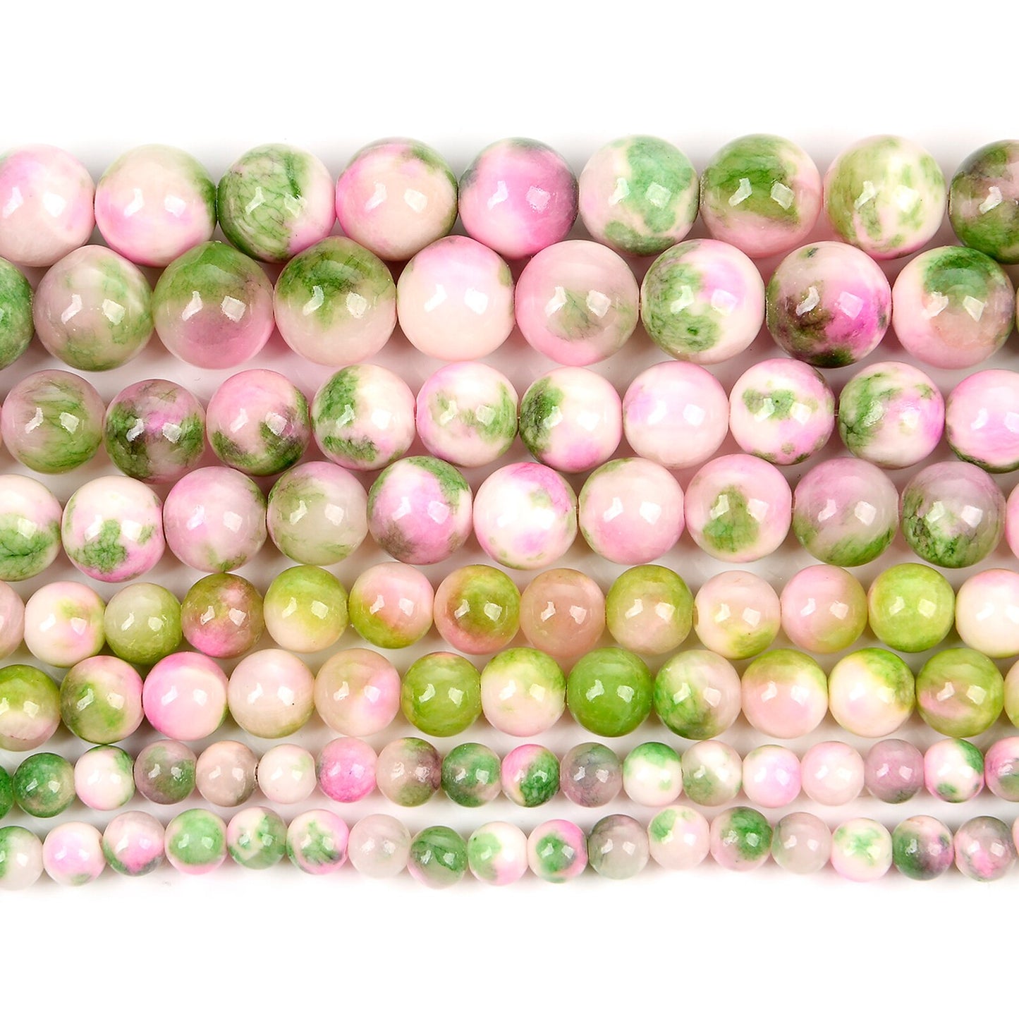 Purple Persian Jade Beads Round Loose Beads