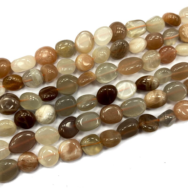 Fine 8-10mm Natural Stone Morganite Lapis Aventurine
