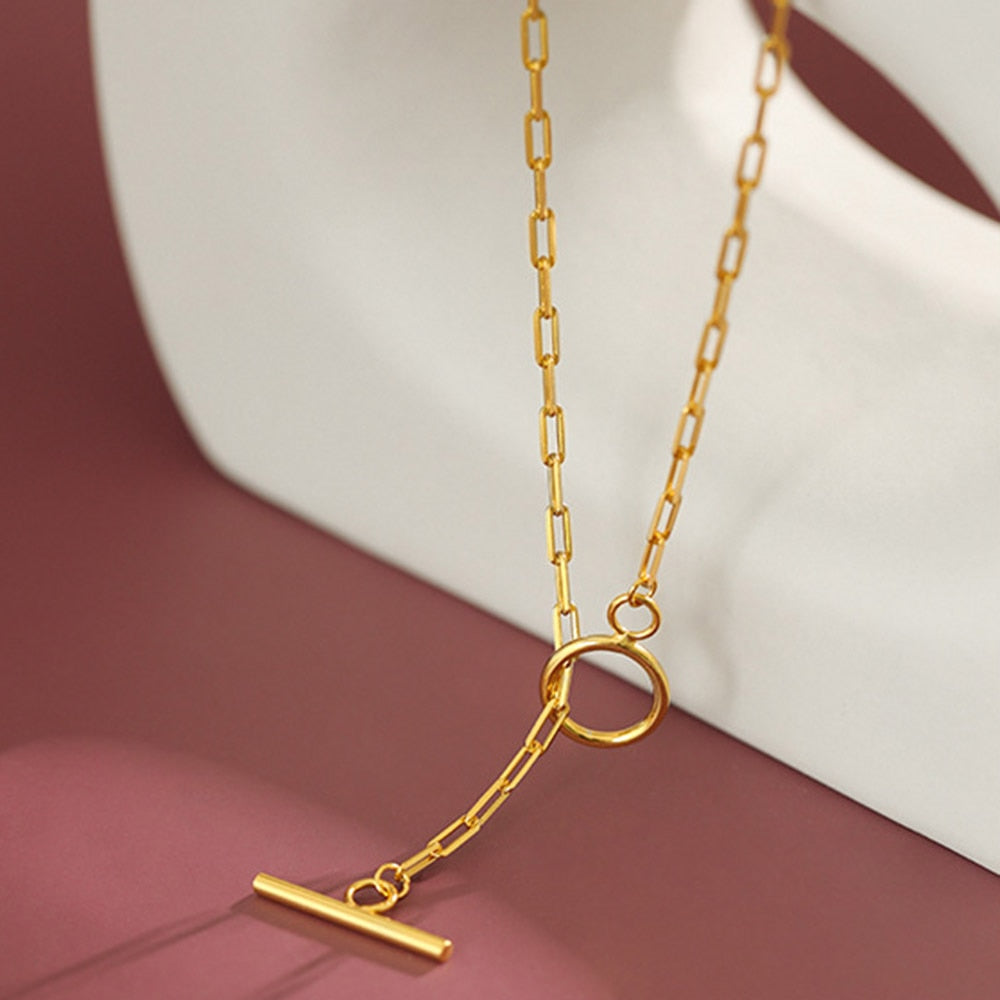 Sterling Silver Gold Horoscope Chain Round Line