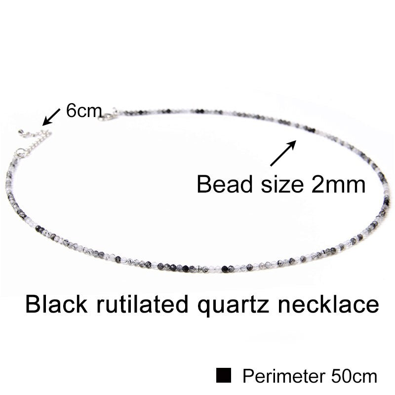 Simple Faceted Gem stone Necklaces For Women Jades