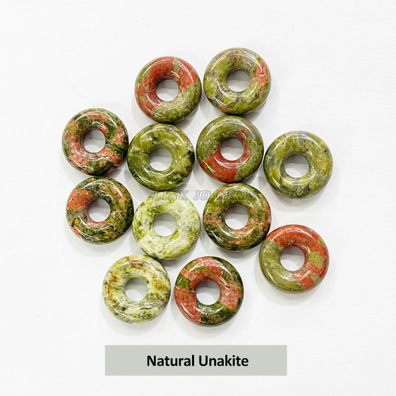 Big Hole Beads for Jewelry Making Natural Stone