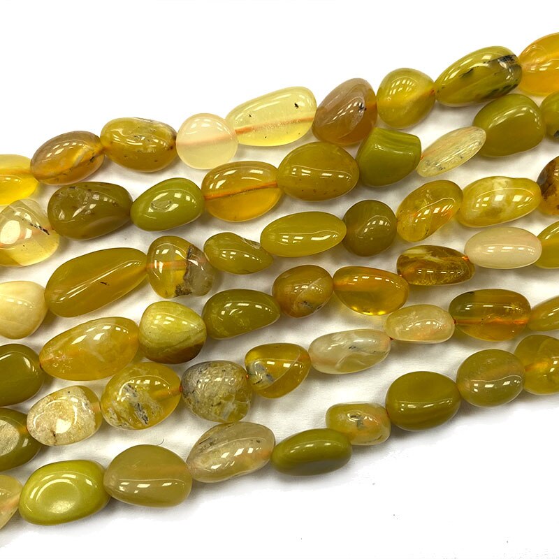 Fine 8-10mm Natural Stone Morganite Lapis Aventurine