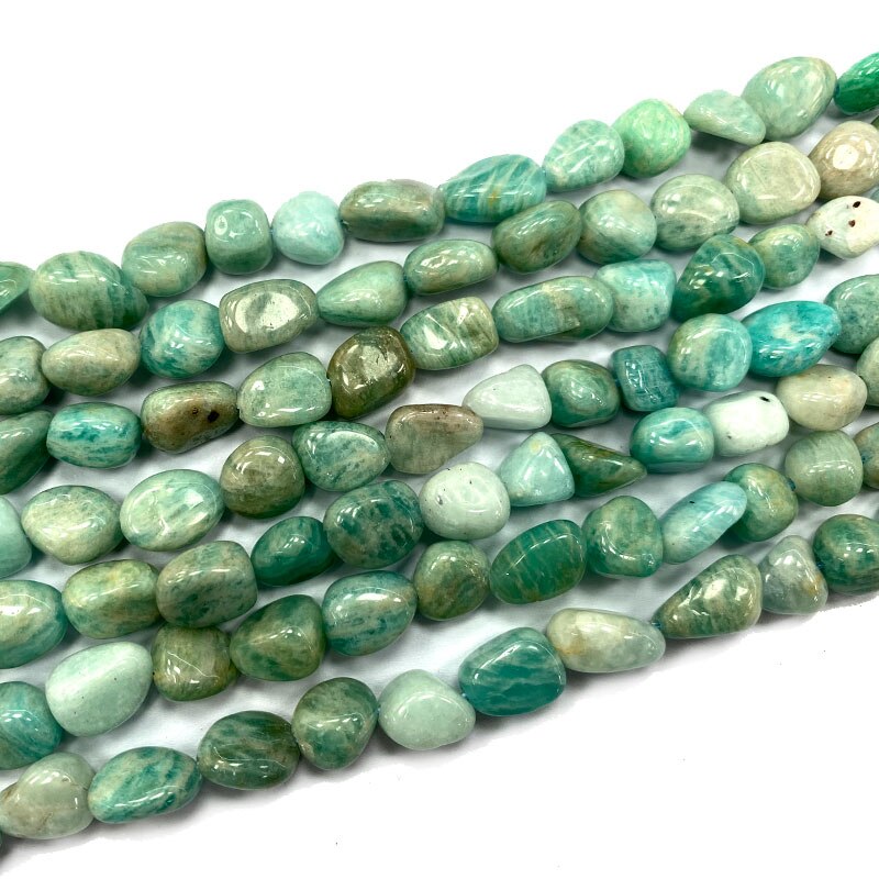 Fine 8-10mm Natural Stone Morganite Lapis Aventurine
