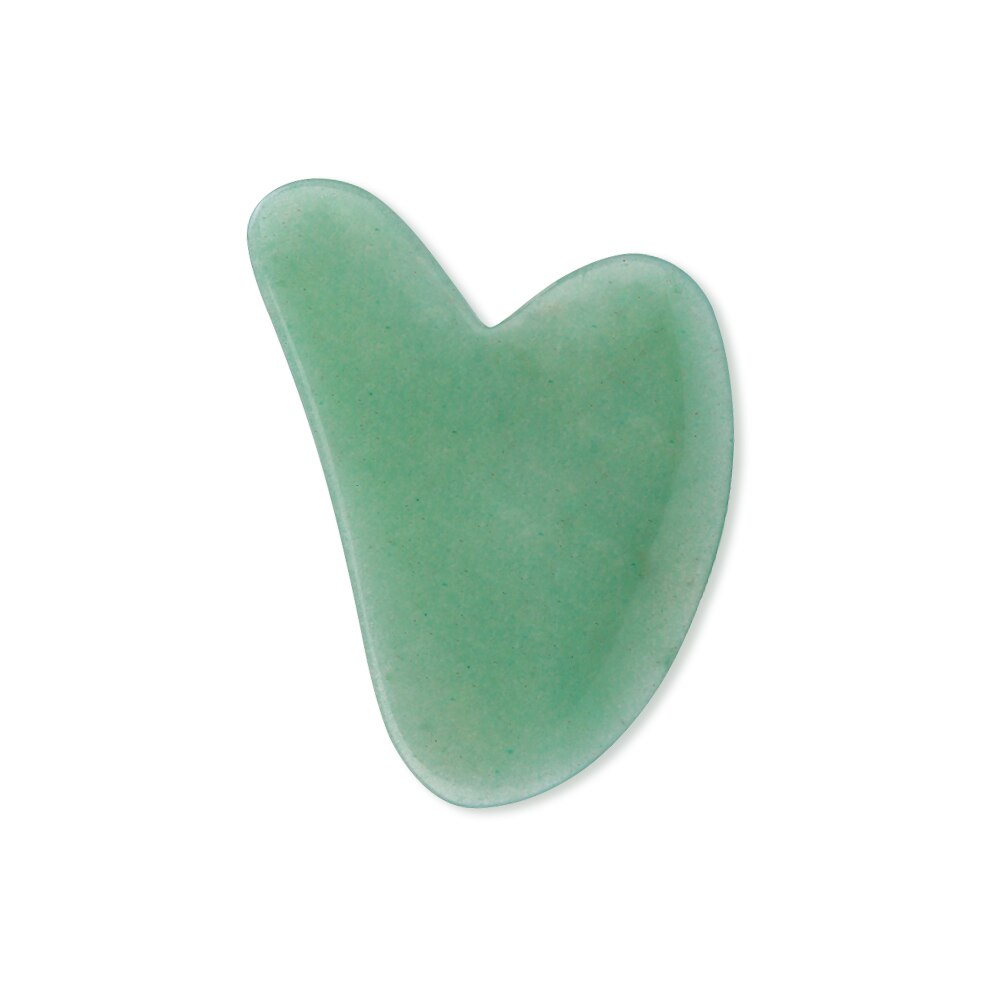 1piece Gua Sha Jade Stone Heart-shaped SPA Handmade