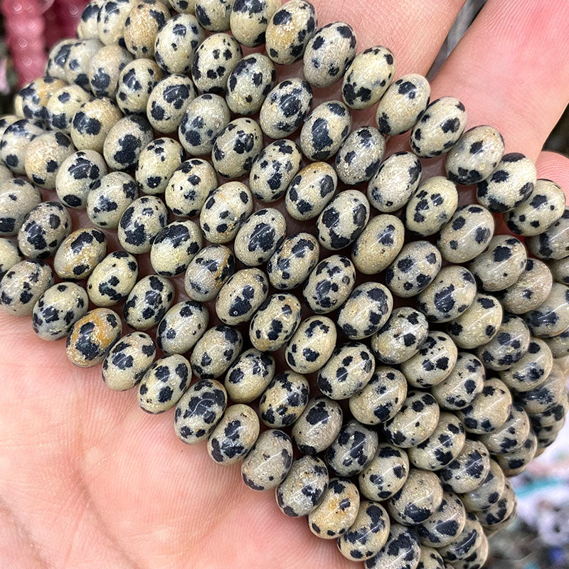 Rondelle Natural Stone Jades Agat Labradorite