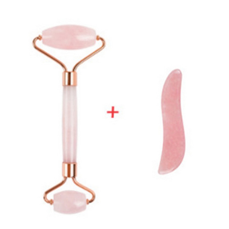 Jade Roller Heart Gua Sha Scraping Board Rose