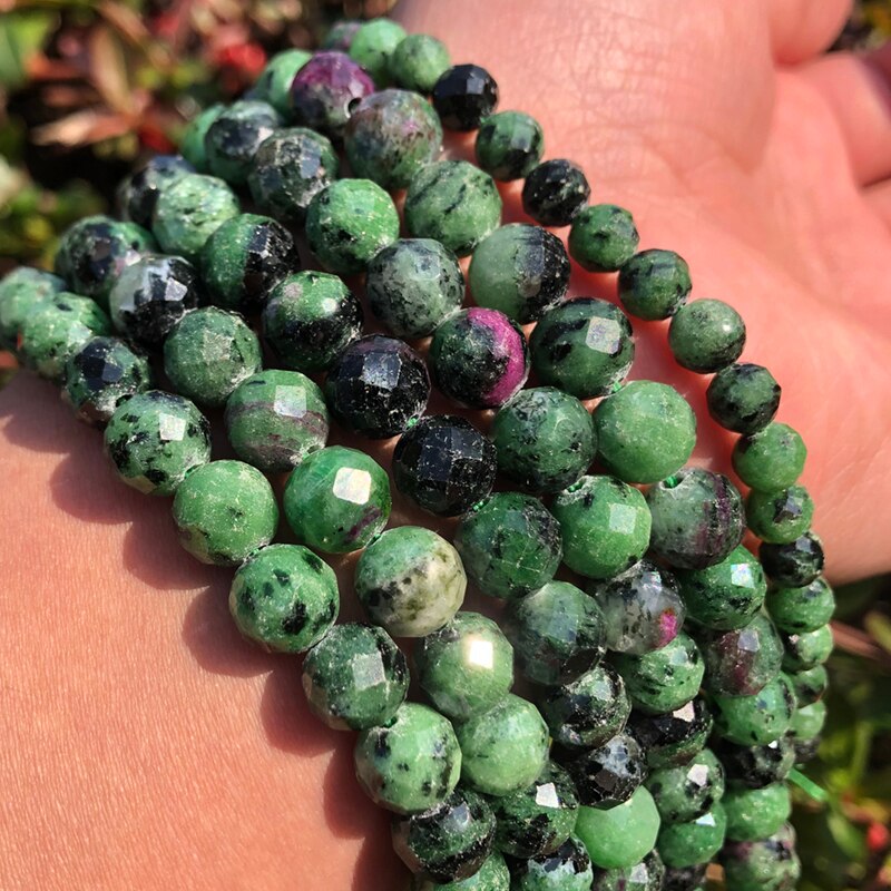 Natural Faceted Sunstone Gemstone Beads