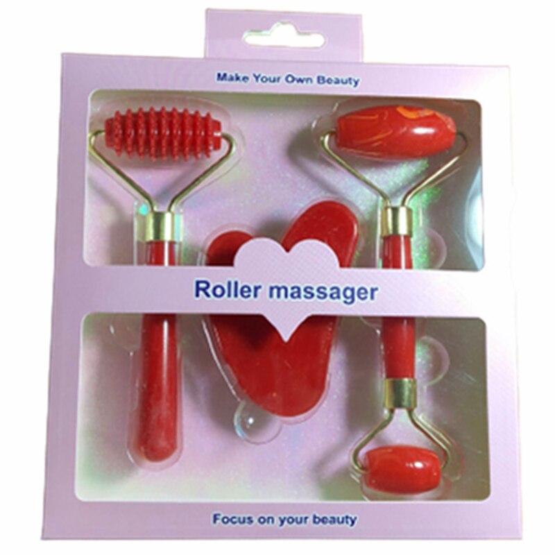 3pcs Set Resin Roller Massager for Face