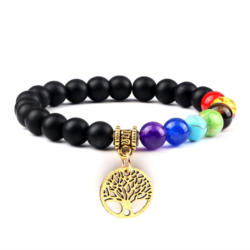 Lava Stone Bracelet Men Women Natural Tiger Eye