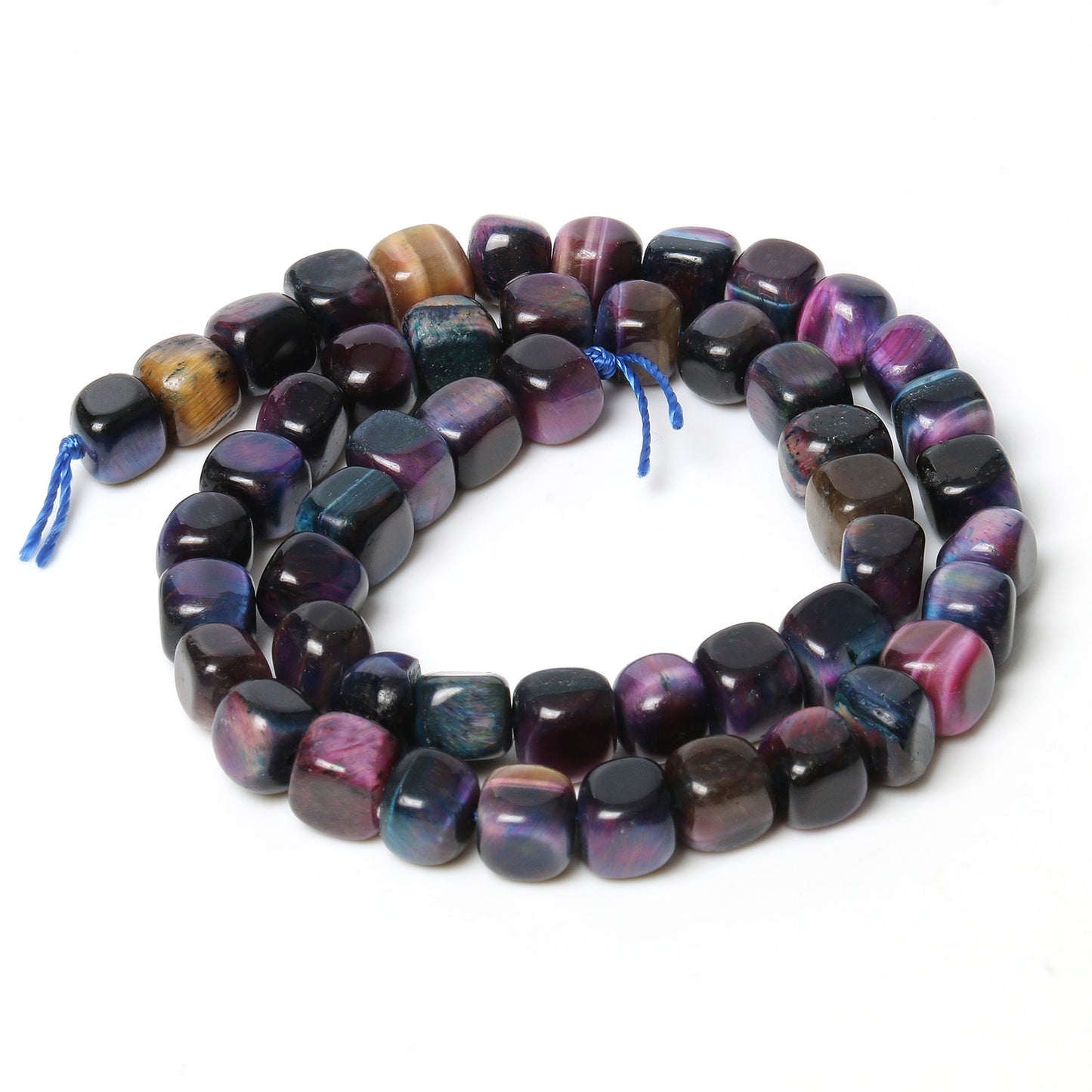 Natural Stone Agate Jade Cube Square Bead