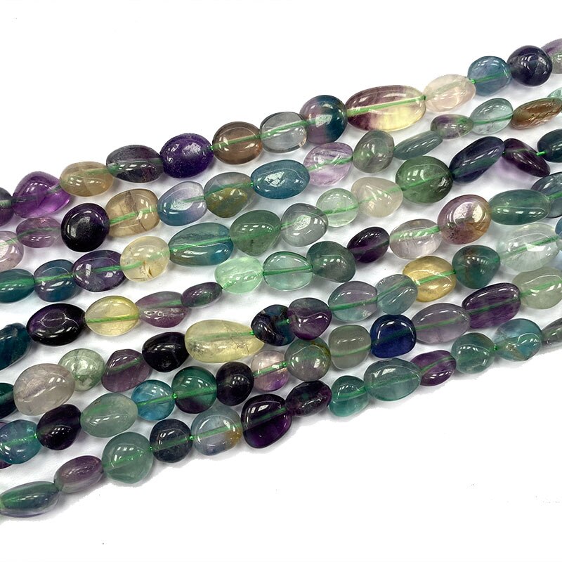 Fine 8-10mm Natural Stone Morganite Lapis Aventurine