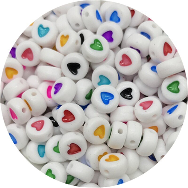Letter Beads Oval Shape Mixed Alphabet